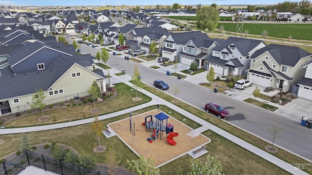 10110 Irongate Dr, Nampa, ID 83687 - bird's eye view featuring a residential view