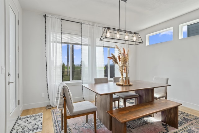 10110 Irongate Dr, Nampa, ID 83687 - dining room with baseboards and light wood-style floors
