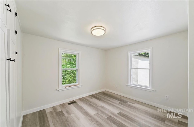 116 S Nectarine St, Nampa, ID 83686 - empty room with light wood-style flooring and baseboards