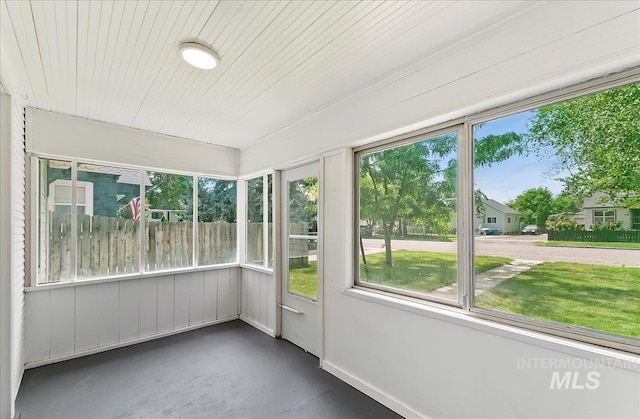 116 S Nectarine St, Nampa, ID 83686 - unfurnished sunroom featuring finished concrete floors and plenty of natural light