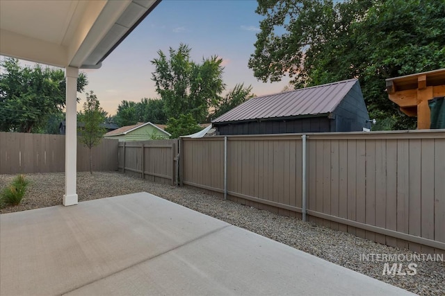 view of patio / terrace featuring a fenced backyard