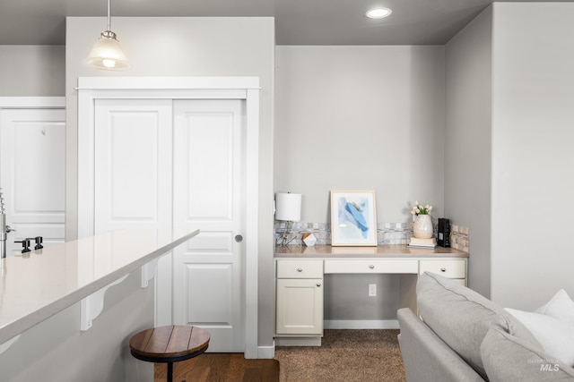 11661 W Baserri, Boise, ID 83709 - office area with dark carpet and recessed lighting