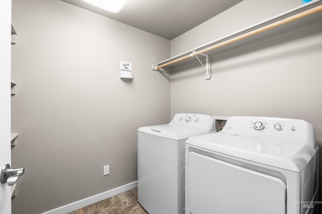 11661 W Baserri, Boise, ID 83709 - laundry area featuring separate washer and dryer and baseboards