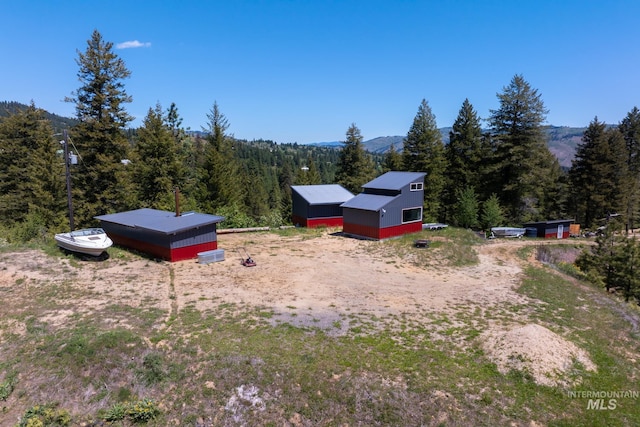 7 Ridgetop Pl, Boise, ID 83716 - view of yard featuring a view of trees and a mountain view