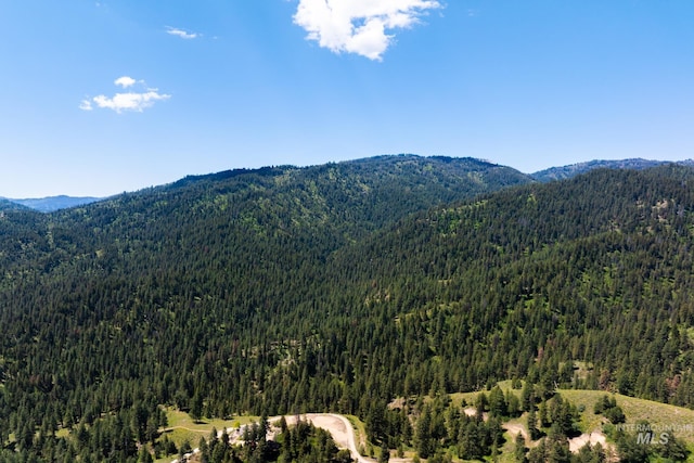 7 Ridgetop Pl, Boise, ID 83716 - view of mountain backdrop featuring a heavily wooded area