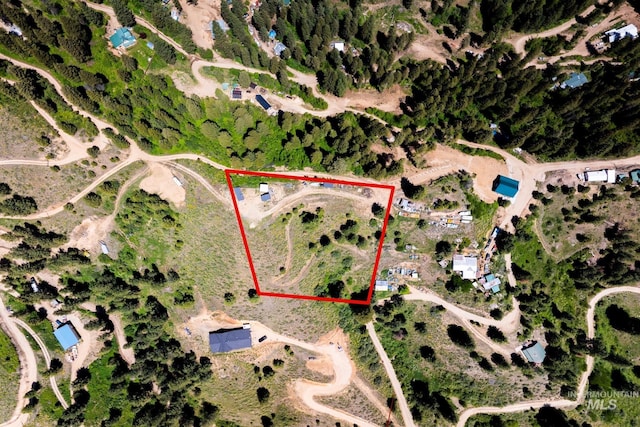 7 Ridgetop Pl, Boise, ID 83716 - aerial view of property's location featuring property boundaries highlighted