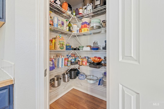 view of pantry