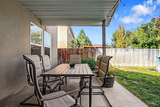 view of patio