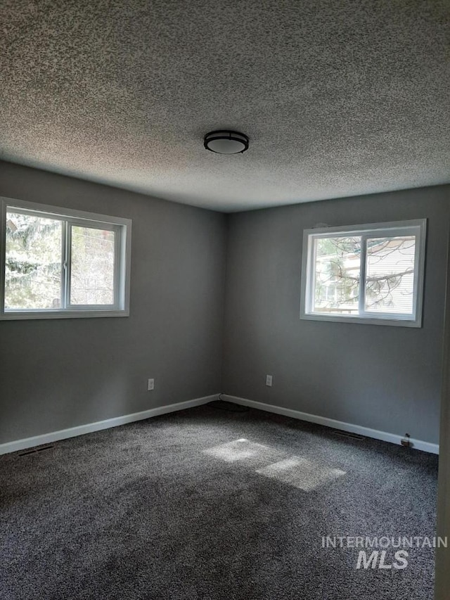 39992 Waha Glen Rd, Lewiston, ID 83501 - carpeted empty room with baseboards and a textured ceiling