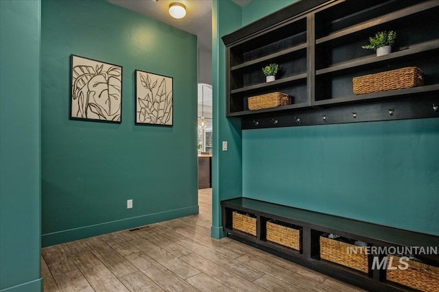 2357 N Synergy Pl, Eagle, ID 83616 - mudroom featuring wood finished floors and baseboards