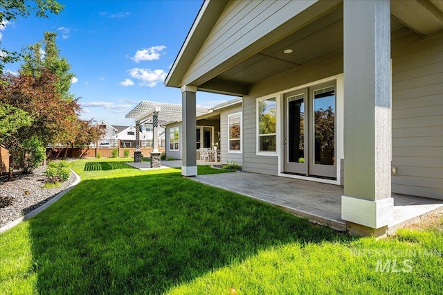 2357 N Synergy Pl, Eagle, ID 83616 - view of yard featuring a patio area