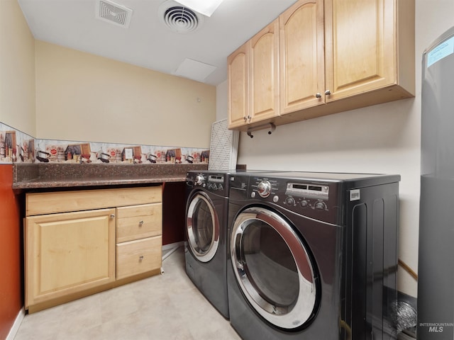 1415 E Lake Crk, Meridian, ID 83642 - washroom with separate washer and dryer and cabinet space