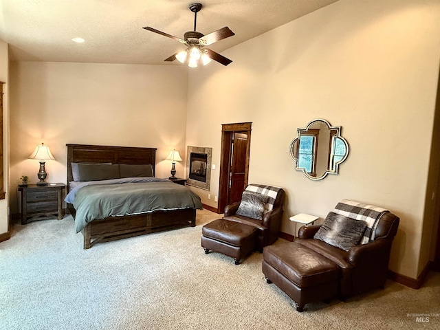20 Shore Crest Ct, Donnelly, ID 83615 - bedroom featuring carpet flooring, baseboards, and ceiling fan