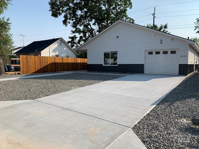 810 E Freeport St, Caldwell, ID 83605 - view of home's exterior with driveway and fence