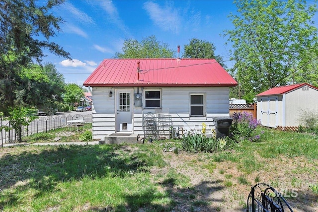 404 W 5th St, Weiser, ID 83672 - back of house with metal roof