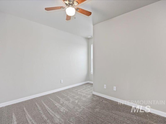 1308 N Buchanan Unit A & B, Jerome, ID 83338 - carpeted spare room with ceiling fan and baseboards