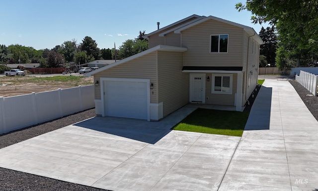 1308 N Buchanan Unit A & B, Jerome, ID 83338 - contemporary home with a garage and concrete driveway