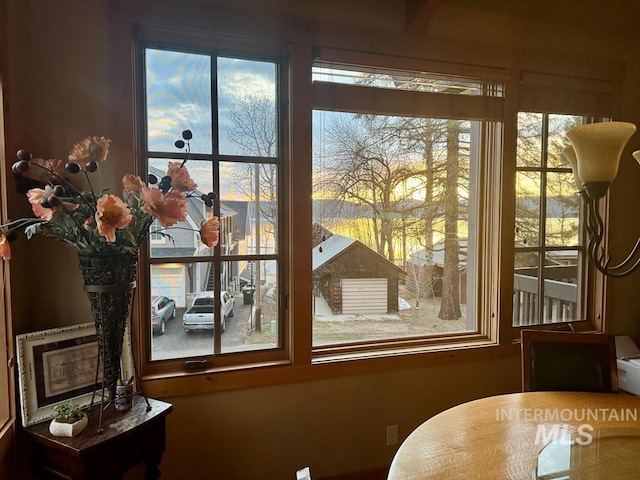 1391 Greystone Dr, Mccall, ID 83638 - dining room featuring healthy amount of natural light