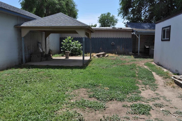 611 E Hawaii Ave, Nampa, ID 83686 - view of yard featuring a gazebo and a patio area
