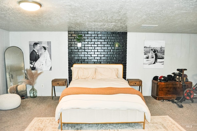 611 E Hawaii Ave, Nampa, ID 83686 - bedroom with carpet and a textured ceiling