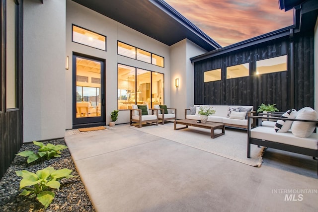 6241 W Strant St, Eagle, ID 83616 - view of patio with an outdoor living space