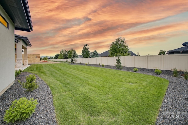 6241 W Strant St, Eagle, ID 83616 - view of yard at dusk