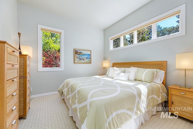 bedroom with baseboards