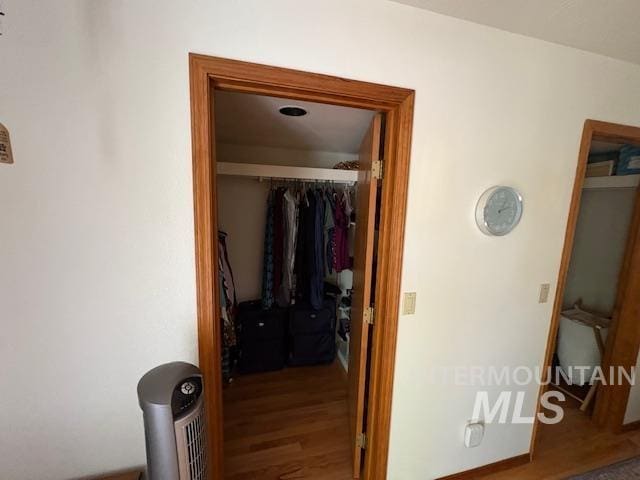 3707 N Jullion Way, Boise, ID 83704 - hall featuring wood finished floors