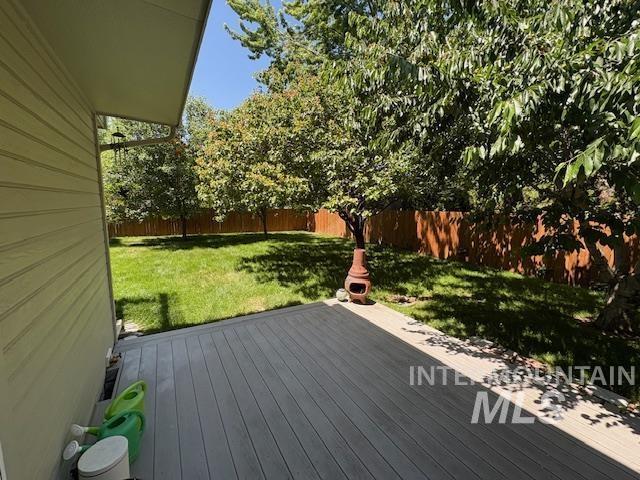 3707 N Jullion Way, Boise, ID 83704 - view of wooden deck