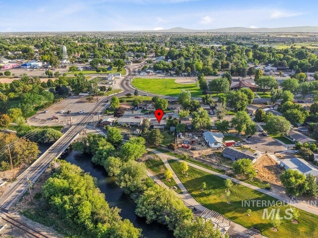 143 E Morris Ct, Kuna, ID 83634 - aerial view of property's location with mountains