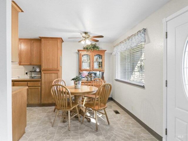 143 E Morris Ct, Kuna, ID 83634 - dining space with ceiling fan