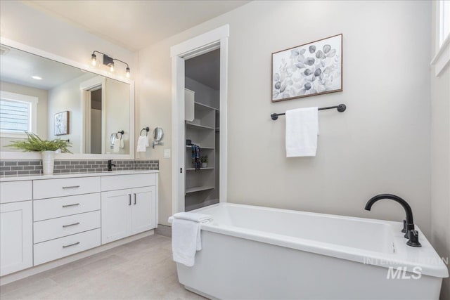 1864 N Highbury Way, Eagle, ID 83616 - full bath featuring vanity and a freestanding tub