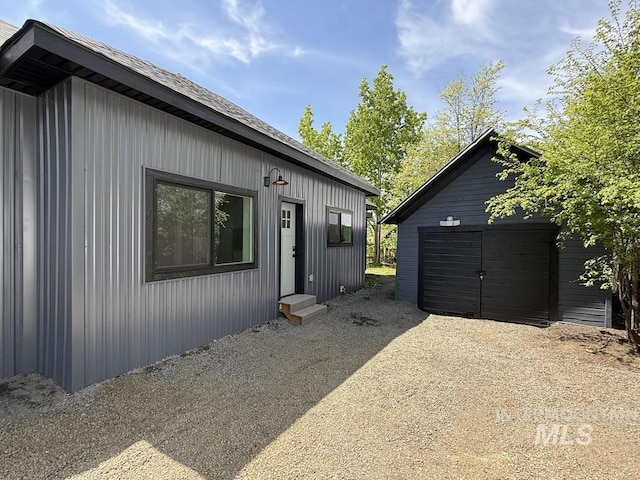 304 N C St, Grangeville, ID 83530 - view of front of property with a detached garage