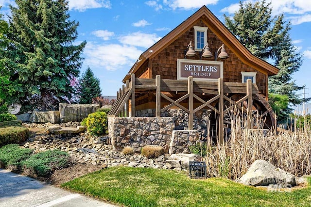1928 E Mountain Man Dr, Meridian, ID 83646 - view of side of property