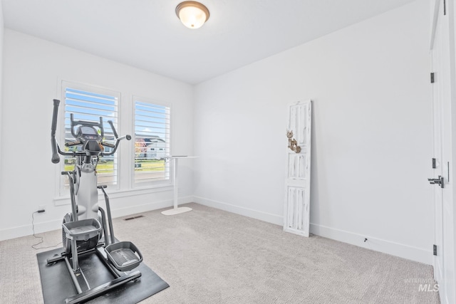 8456 W Meltwater Ln, Eagle, ID 83616 - exercise room with carpet flooring and baseboards