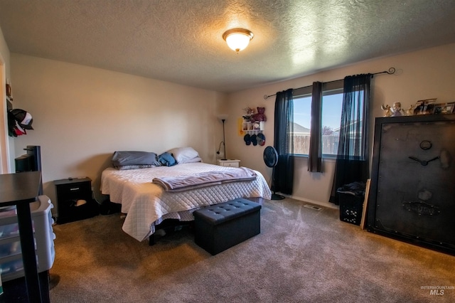 8340 E Expedition, Nampa, ID 83687 - carpeted bedroom featuring a textured ceiling and baseboards