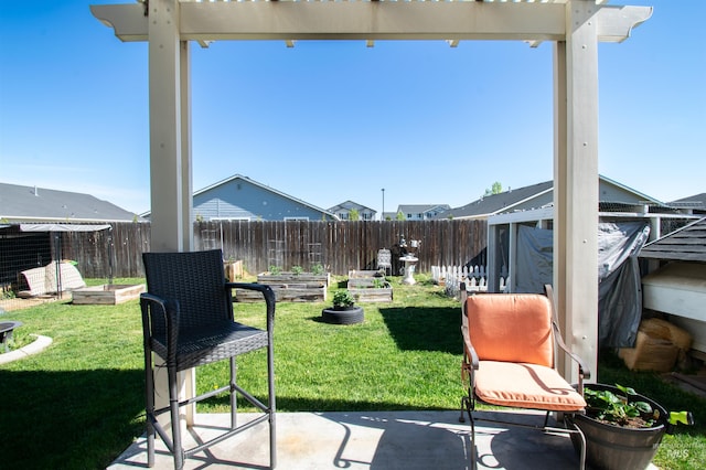 8340 E Expedition, Nampa, ID 83687 - view of patio with a vegetable garden