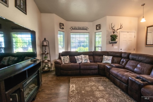 8340 E Expedition, Nampa, ID 83687 - living area featuring dark wood-type flooring