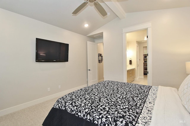 520 S Prospector Ln, Eagle, ID 83616 - carpeted bedroom with baseboards, a ceiling fan, recessed lighting, and ensuite bath