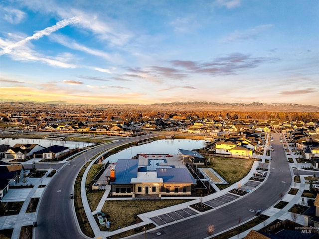 520 S Prospector Ln, Eagle, ID 83616 - aerial perspective of suburban area featuring a water and mountain view
