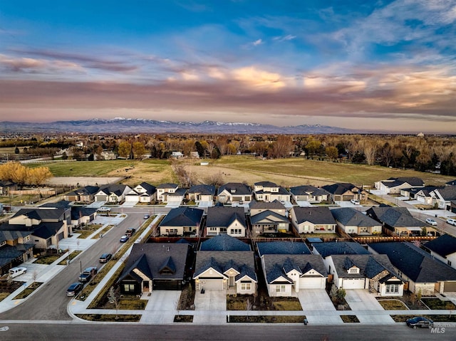 520 S Prospector Ln, Eagle, ID 83616 - aerial view of residential area featuring mountains