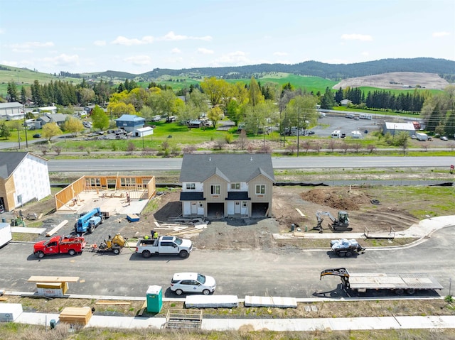 2827 Cyprus, Moscow, ID 83843 - view from above of property featuring a mountainous background