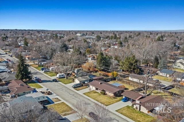 birds eye view of property featuring a residential view