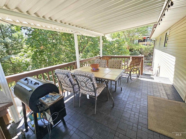 409 Garfield St, Asotin, WA 99402 - view of patio / terrace with outdoor dining space and grilling area