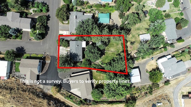409 Garfield St, Asotin, WA 99402 - map / location featuring property boundaries highlighted