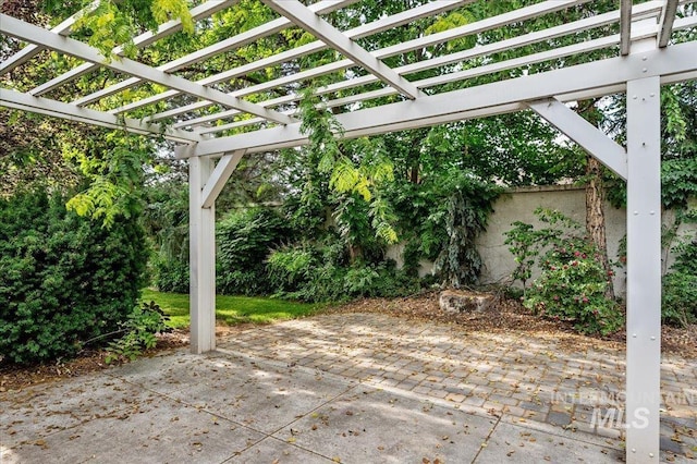 66 W Colchester Dr, Eagle, ID 83616 - view of patio / terrace featuring a pergola