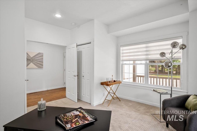 66 W Colchester Dr, Eagle, ID 83616 - sitting room with baseboards and carpet