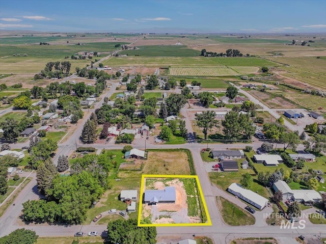 180 E Elmore, Richfield, ID 83349 - overview of rural landscape featuring large plots for crops and property parcel outlined