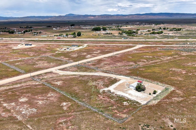 11755 E Cleft Rd, Mountain Home, ID 83647 - aerial view of sparsely populated area with a mountain backdrop