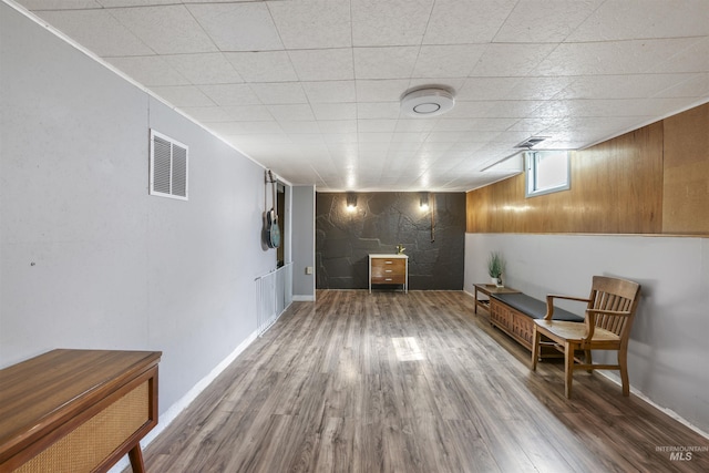 168 W Heyburn Ave, Twin Falls, ID 83301 - below grade area with wood finished floors